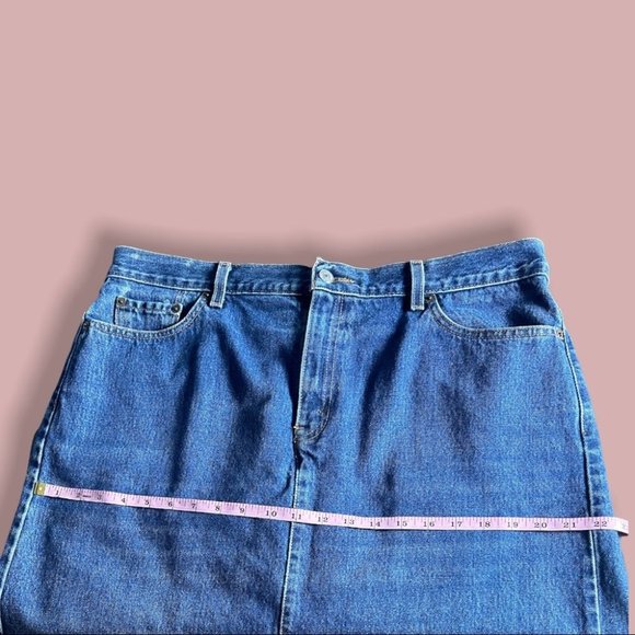Levi’s Vintage Denim Skirt Size 16 - Picture 11 of 12